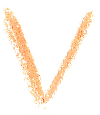 Alphabet pastel on whiteの写真素材