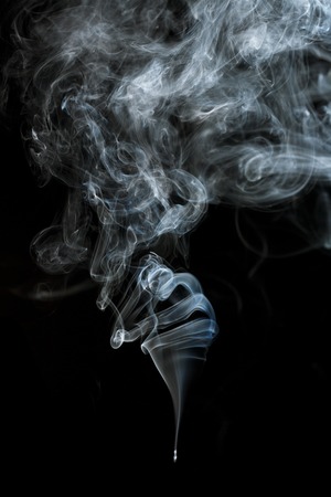 Abstract light smoke on a dark backgroundの写真素材