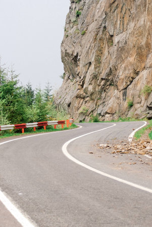  Beautiful Transfagarasan romanian spectacular mountain roadの写真素材