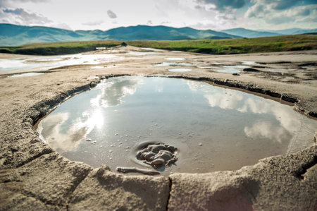 Small oasis at Muddy Volcanoes