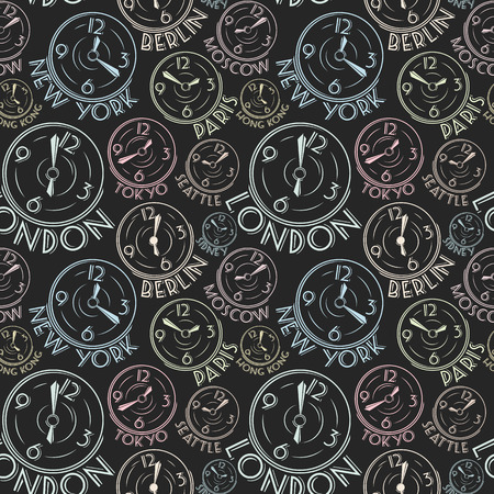 The illustrations timezoneのイラスト素材