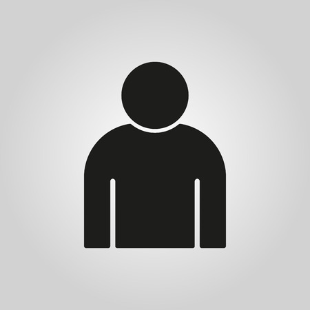 The avatar icon. Avatar symbol. Flat Vector illustrationのイラスト素材