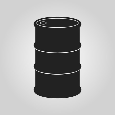 The barrel icon. Barrel symbol. Flat. Vector illustrationのイラスト素材