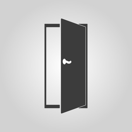 The door icon. Exit and login  symbol. のイラスト素材