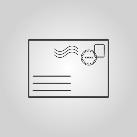 The envelope iconのイラスト素材