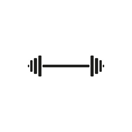 The barbell iconのイラスト素材