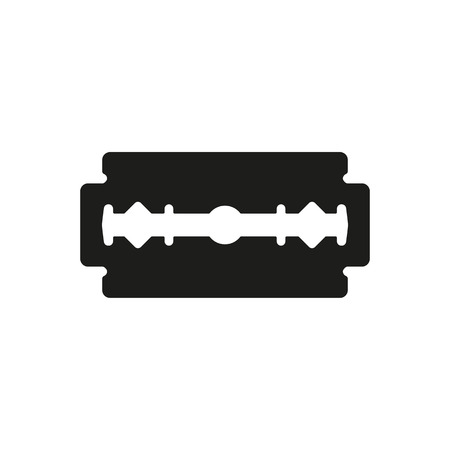 The blade razor icon. Shaver symbol. Flat Vector illustrationのイラスト素材