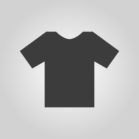 The shirt icon. T-shirt symbol. Flat Vector illustrationのイラスト素材