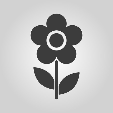 The flower iconのイラスト素材