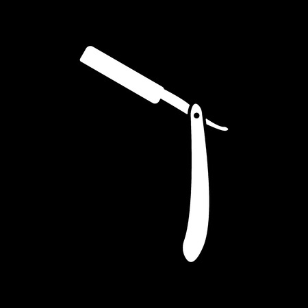 The razor icon. Shaver symbol. Flat Vector illustrationのイラスト素材