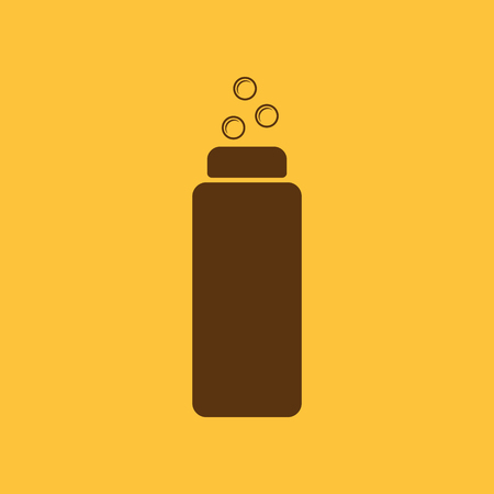 The Liquid Soap, Lotion, Cream, Shampoo icon. Shower Gel symbol. Flat Vector illustrationのイラスト素材