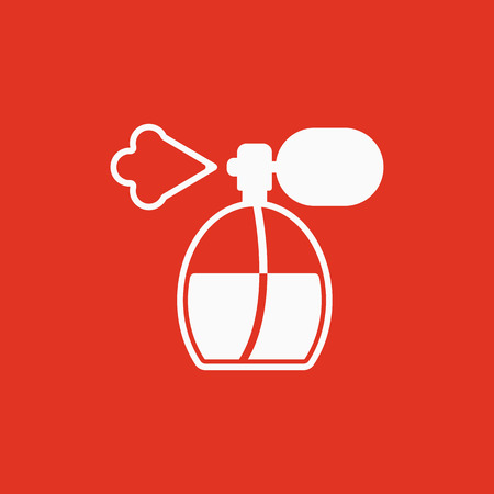 The perfume icon. sprayer symbol. Flat Vector illustrationのイラスト素材