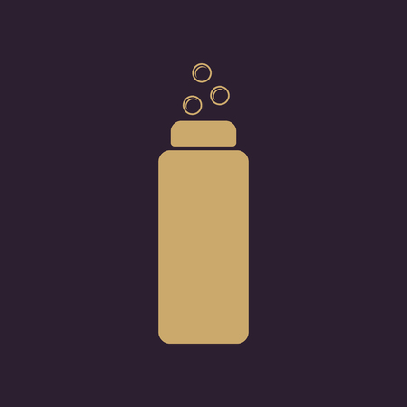 The Liquid Soap, Lotion, Cream, Shampoo icon. Shower Gel symbol. Flat Vector illustrationのイラスト素材
