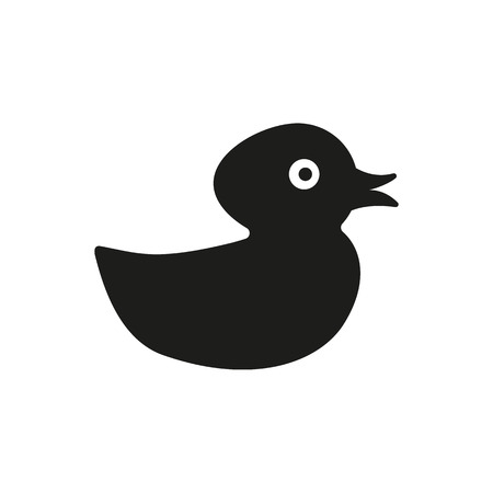 Duck icon. design. Toy and animal symbol. web. graphic. AI. app. . object. flat. image. sign. eps. art. picture - stock vectorのイラスト素材