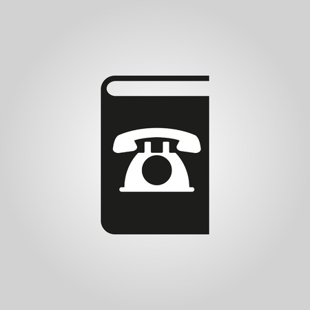 Phonebook icon. vector design. Telephone book symbol. web. graphic. JPG. AI. app. . object. flat. image. sign. eps. art. picture - stock vectorのイラスト素材