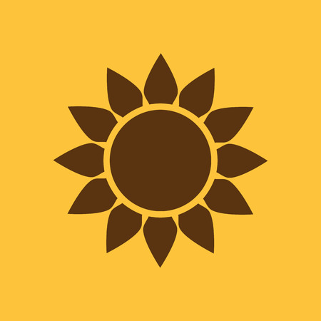 The weather icon. Sunrise and sunshine, weather, sun symbol. UI. Web. Logo. Sign. Flat design. App. Stock vectorのイラスト素材