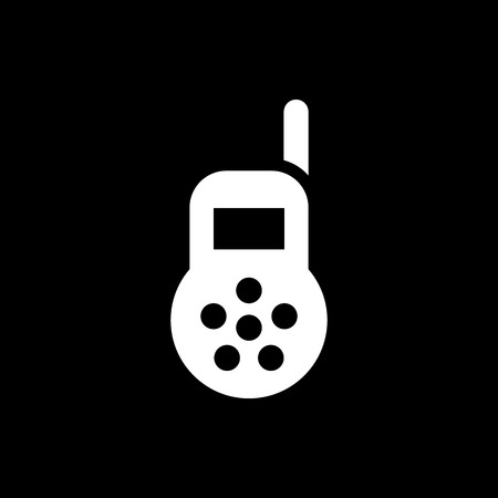 Baby monitor icon. design. Radio, Baby monitor symbol. web. graphic. AI. app. logo. object. flat. image. sign. eps. art. picture - stock vectorのイラスト素材