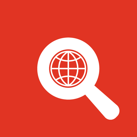 The SEO icon. WWW and browser, development, seo symbol. UI. Web. Logo. Sign. Flat design. App. Stock vectorのイラスト素材