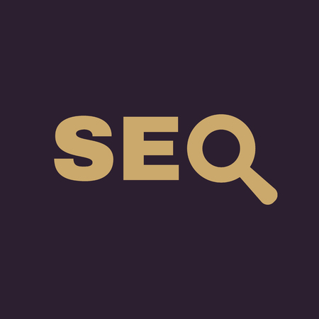 The SEO icon. WWW and browser, development, seo symbol. UI. Web. Logo. Sign. Flat design. App. Stock vectorのイラスト素材