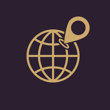The SEO icon. WWW and browser, development, seo symbol. UI. Web. Logo. Sign. Flat design. App. Stock vectorのイラスト素材