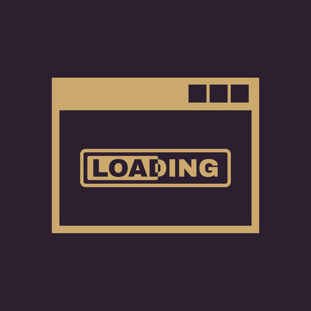 Loading icon. vector design. loading symbol. web. graphic. JPG. AI. app. logo. object. flat. image. sign. eps. art. picture - stock vectorのイラスト素材