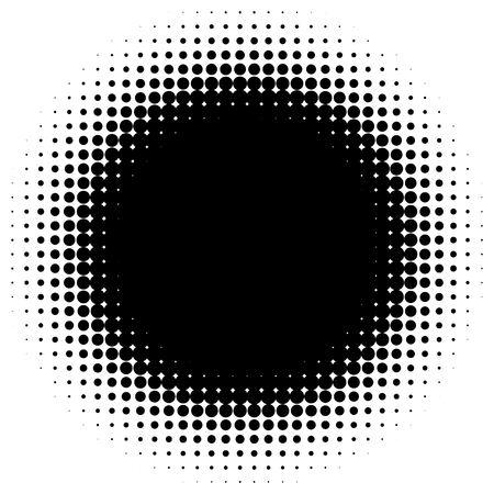 Grunge halftone vector background. Vintage dots textureのイラスト素材