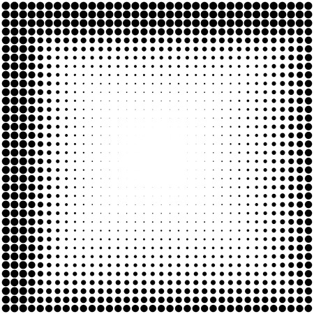 Grunge halftone vector background. Vintage dots textureのイラスト素材