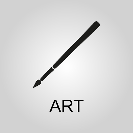 Art icon. Art symbol. Flat design. Stock - Vector illustrationのイラスト素材