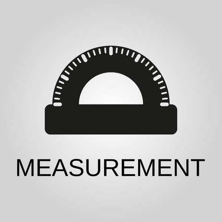 Measurement icon. Measurement symbol. Flat design. Stock - Vector illustrationのイラスト素材