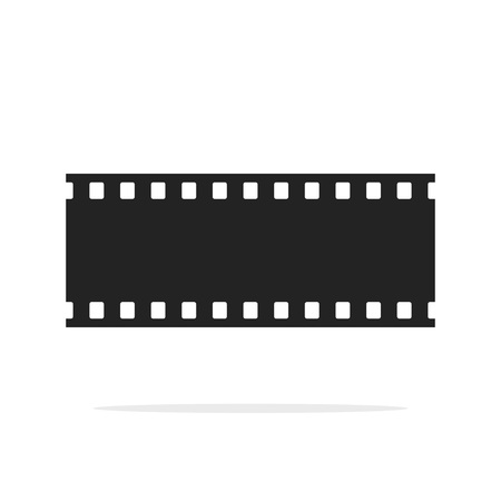 Filmstrip vector seamless illustration isolatedon white backgrondのイラスト素材