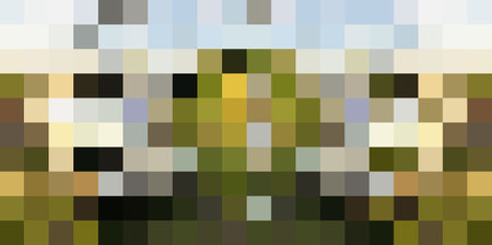 Abstract pixel grid background or mosaic tile effect backdrop vector illustration, blank textured...