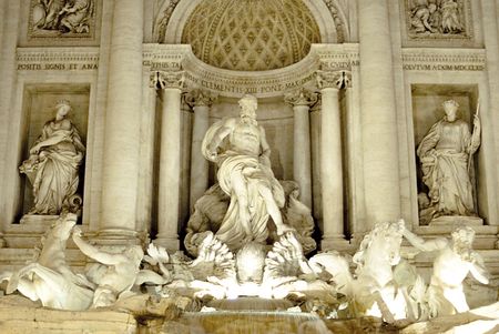 fontana di treviの写真素材