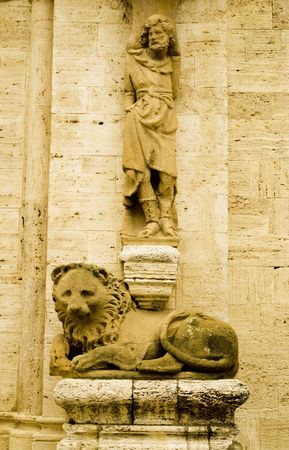 church of tuscanyの写真素材