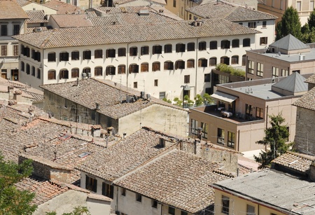 Rural city of tuscanyの写真素材