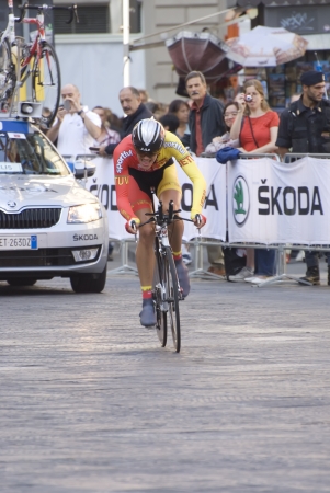 FLORENCE-SEPTEMBER 2013  UCI road World Championship in florence のeditorial素材