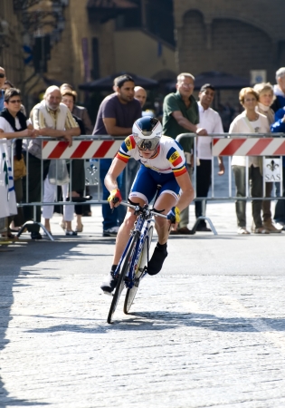FLORENCE-SEPTEMBER 2013  UCI road World Championship in florence のeditorial素材