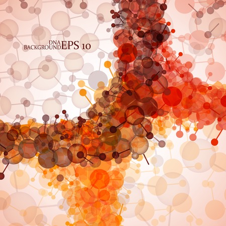 DNA vector. Abstract background, biotechnology,atomのイラスト素材