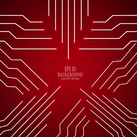 Circuit board cpu. Abstract background. Vector illustrationのイラスト素材