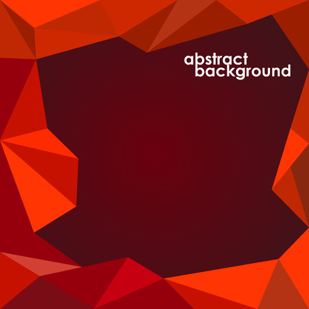 Abstract 3D geometric colorful background from triangles. Vector illustration.のイラスト素材