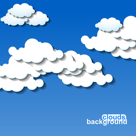 Clouds background. Vector illustration. Eps 10のイラスト素材