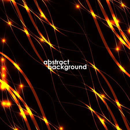 Abstract background in the futuristic design, lines with a glow. Vector illustration. Eps 10のイラスト素材