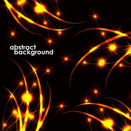 Abstract background in the futuristic design, lines with a glow. Vector illustration. Eps 10のイラスト素材