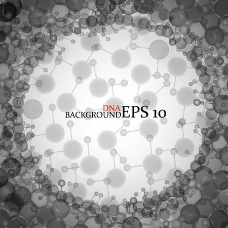 Molecule DNA. Abstract backgroundのイラスト素材