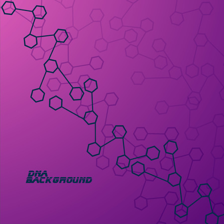 Molecule DNA. Abstract backgroundのイラスト素材