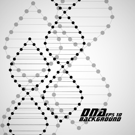 Dna spiral. Abstract backgroundのイラスト素材