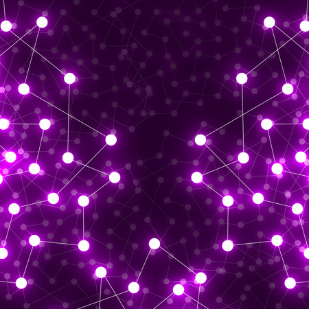 Abstract background with glow and light magic neon. Vector illustration.のイラスト素材