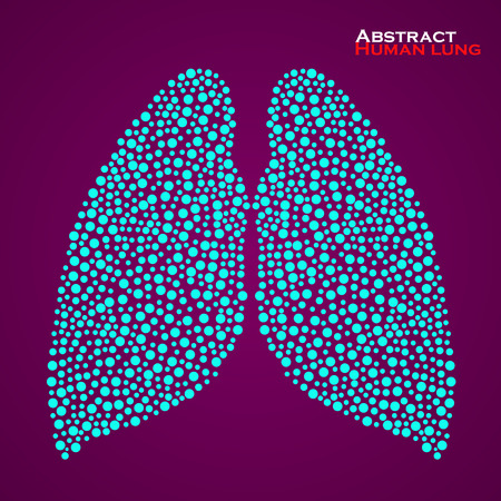 Abstract human lung. Vector illustration. Eps 10のイラスト素材