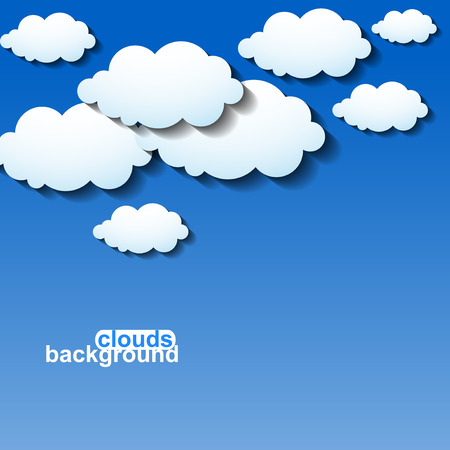 Clouds background. Vector illustration. Eps 10のイラスト素材