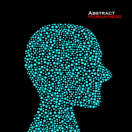Abstract human head. のイラスト素材
