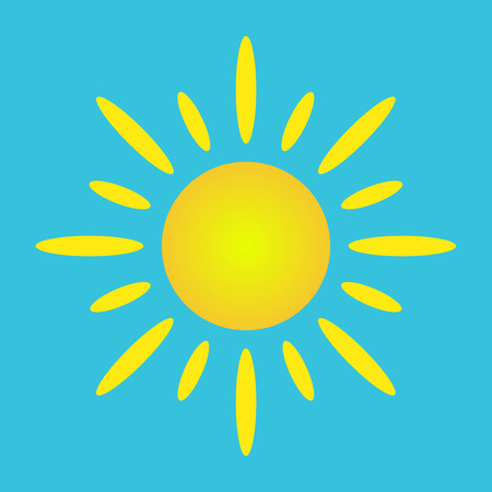 Sun illustration. のイラスト素材